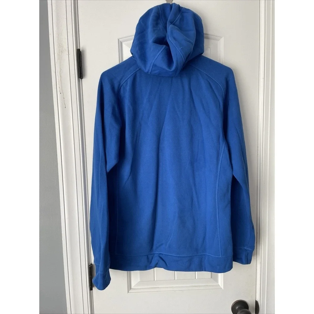 Adidas Mens Hoodie Size Small Pullover Sweatshirt Pockets Blue/Gray